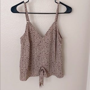 Leopard Strappy Tank